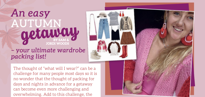 An Easy Autumn Getaway – your ultimate wardrobe packing list!